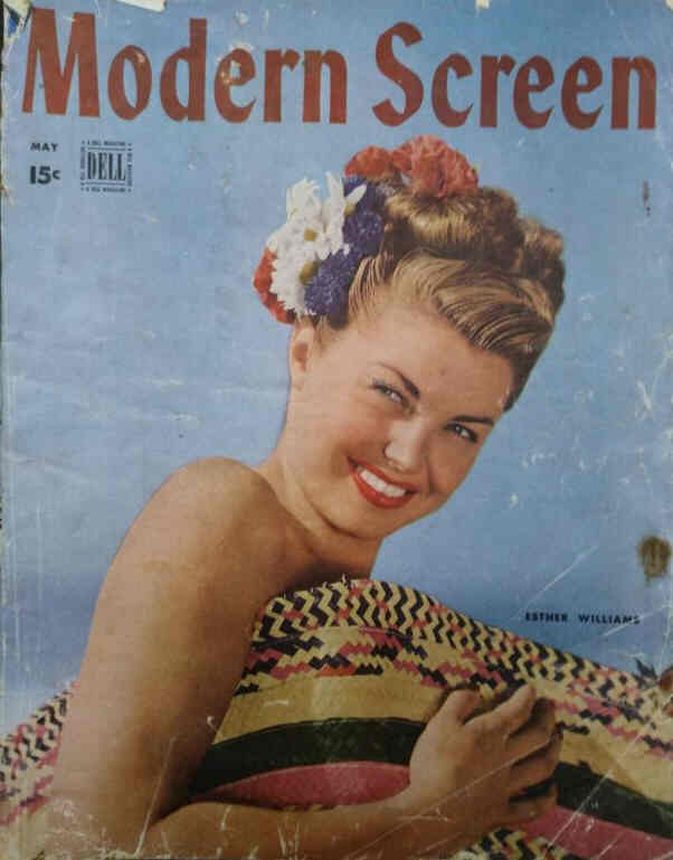 MODERN SCREEN magazine cover Issue 186 May 1946